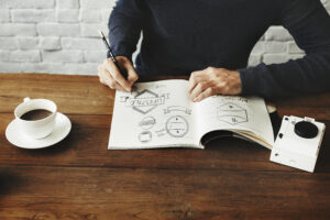 Branding a New Business | Sketching a design concept