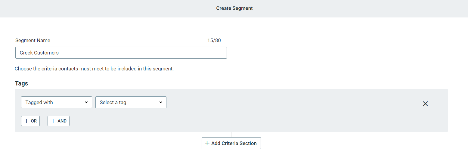 Constant contact audience segmentation