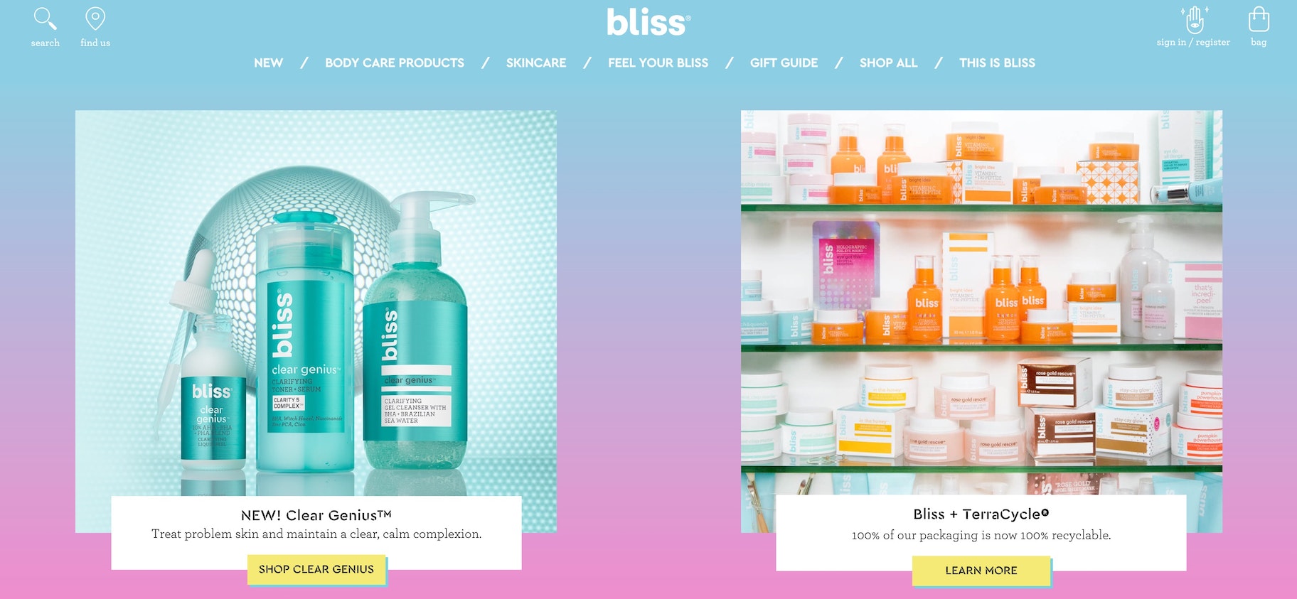 ecommerce design inspiration