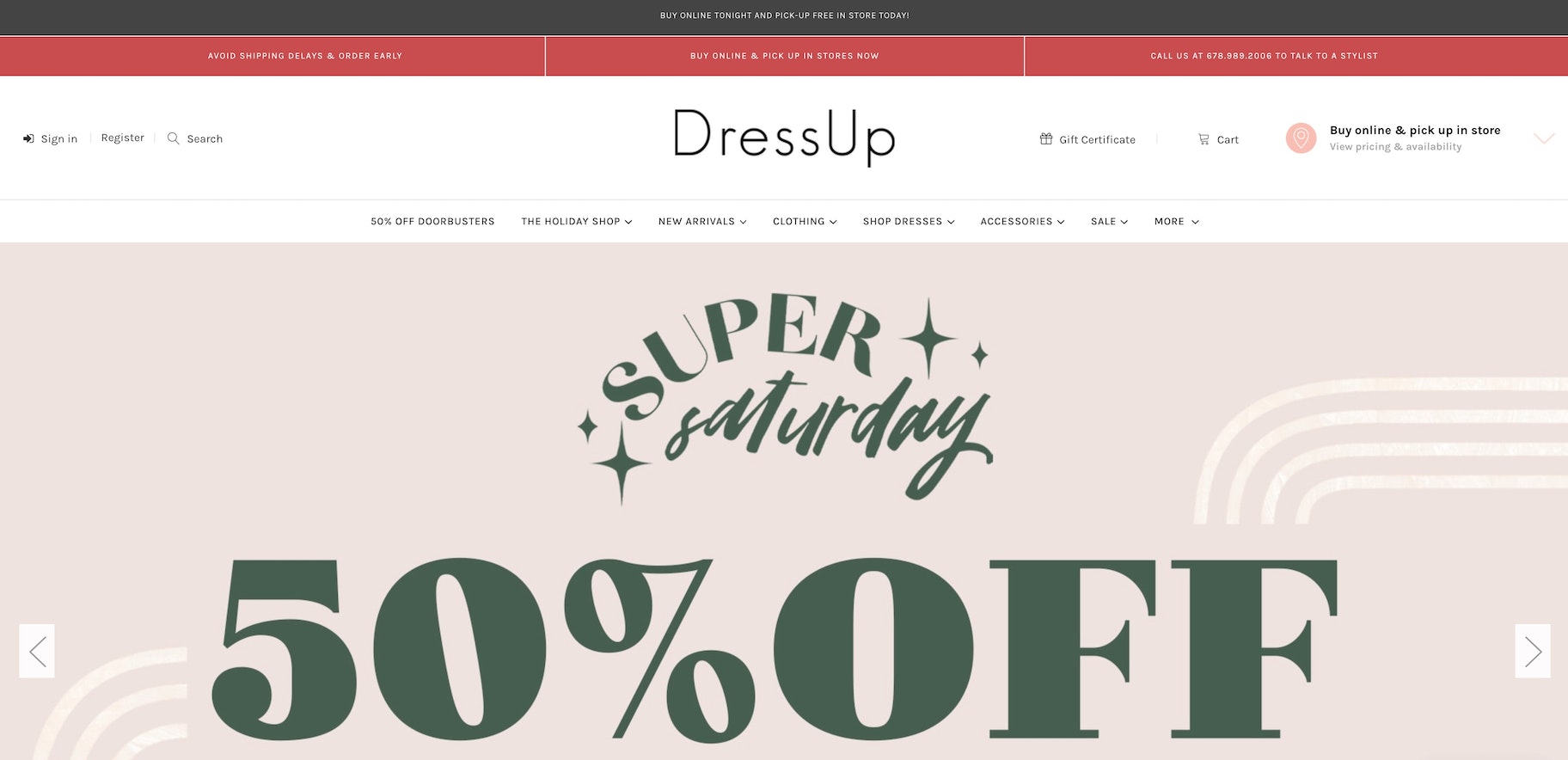 dressup online store