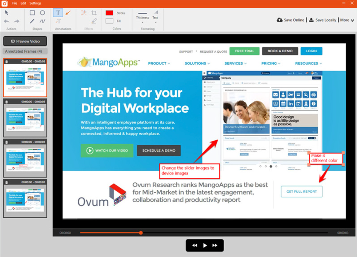 easy-to-use screen recorder: TinyTake