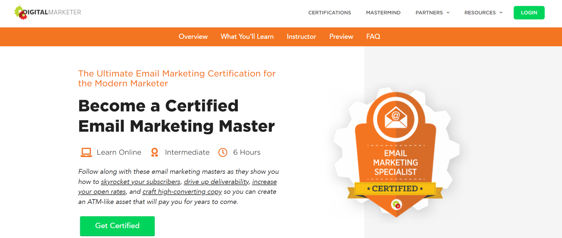 Digital Marketer Email Marketing Mastery
