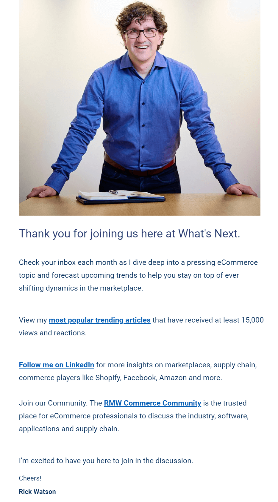 what's next ecommerce newsletter